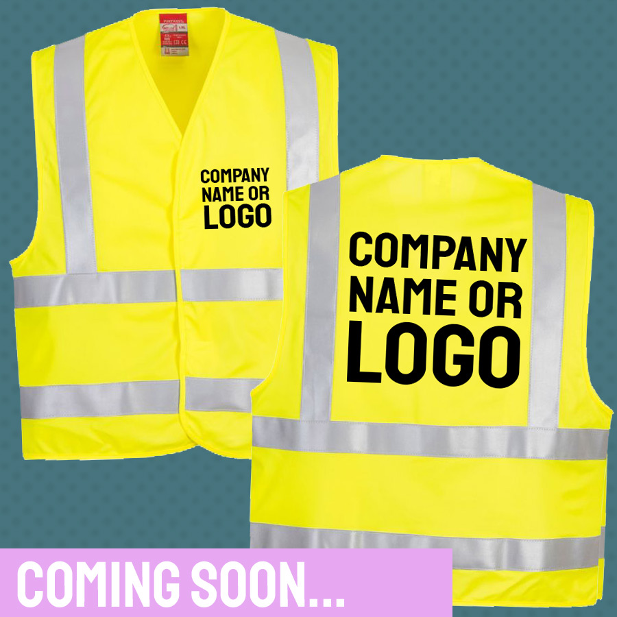 Slook Designs - Printed High Vis Vests; Caravan